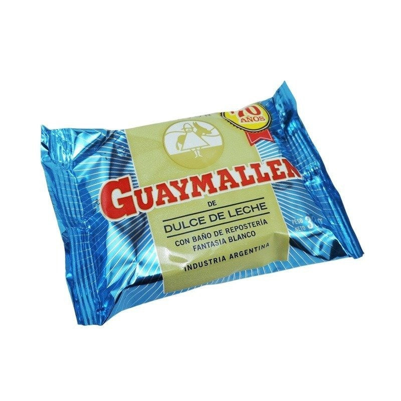 Alfajor Guaymallen simple Chocolate Blanco