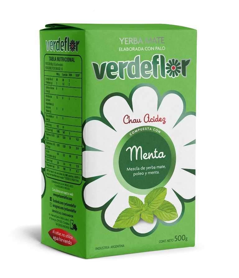 Yerba Mate "Verdeflor" Menta