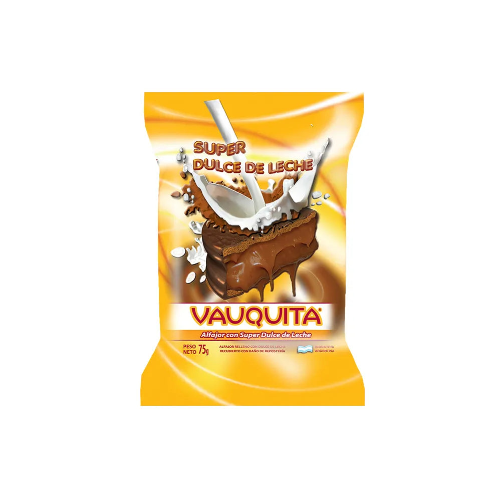 Alfajor VAUQUITA Super Dulce de Leche